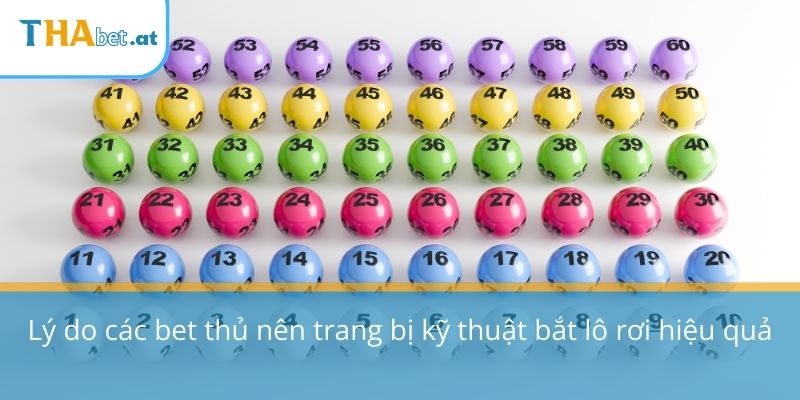 Lý do các bet thủ nên trang bị kỹ thuật bắt lô rơi hiệu quả