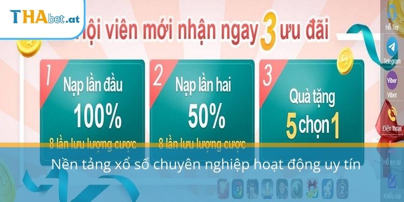 Nền tảng xổ số chuyên nghiệp hoạt động uy tín